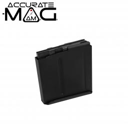 Accurate-Mag AICS Pattern Single Stack Magazine, 338 Lapua Mag 5 Round, 3.850" Length