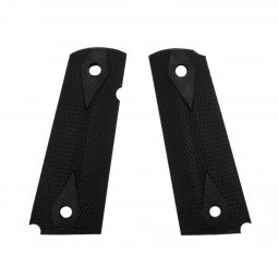 Kimber 1911 Full Size (Custom/Pro) Grips, Double Diamond Black Rubber