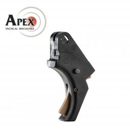 Apex Tactical Smith & Wesson SD Poly Action Enhancement Trigger, Black w/ FDE Safety