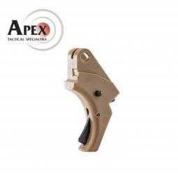 Apex Tactical Smith & Wesson SD Poly Action Enhancement Trigger, FDE w/ Black Safety