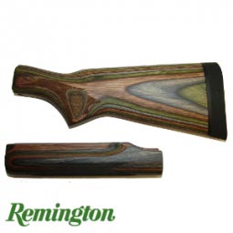 Remington 870 20 Ga. Comp. Laminate Stock and Forearm, Green Mtn. Satin 13" LOP