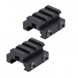 AR-15 1/2" Mini Picatinny Risers, 1-1/3" Long, Black