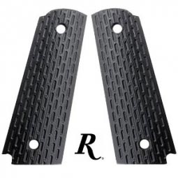 Remington 1911 Black Wood Laminate Grips, Dash