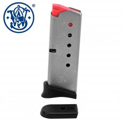 Smith & Wesson Bodyguard .380 ACP 6rd. Magazine, Finger Rest / Flat Buttplate