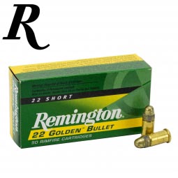 Remington .22 Short High Velocity 29gr. Round Nose Ammunition, 50 Round Box