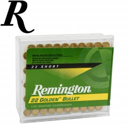 Remington .22 Short High Velocity 29gr. Round Nose Ammunition, 100 Round Box