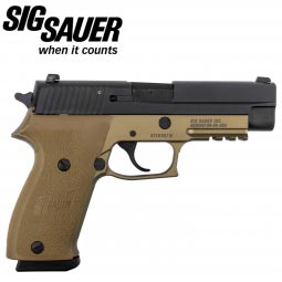 Sig Sauer P220 Combat Full Size Pistol, CA Compliant, 45ACP, Black & FDE