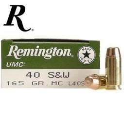 Remington UMC .40 S&W 165gr. MC Ammunition 50 Rd. Box