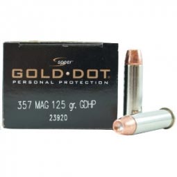 Speer Gold Dot .357 Magnum 125gr. GDHP Ammunition 20 Round Box