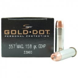 Speer Gold Dot .357 Magnum 158gr. GDHP Ammunition 20 Round Box