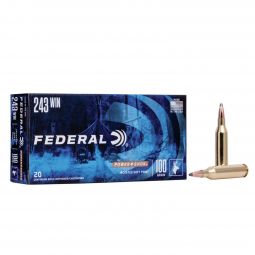 Federal Power-Shok 243 Win. 100gr. Soft Point Ammunition, 20 Round Box