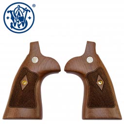 Smith & Wesson N-Frame Grips, Round To Square Butt, Fancy Walnut