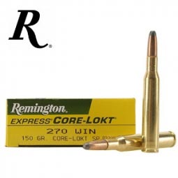 Remington Core Lokt  270 WIN 150gr. SP Ammunition 20 Round Box