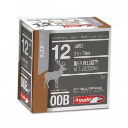 Aguila High Velocity 12ga. 2-3/4" 00 Buckshot, 25 Round Box