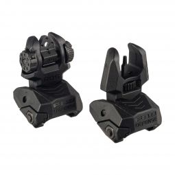 Meprolight FRBS Self-Illum. Tritium Flip-Up Sights, 4 Dot Rear / 1 Dot Front w/ Orange Outline