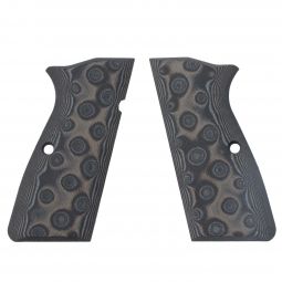 Hogue Browning Hi-Power G10 Grips, G-Mascus Black & Gray