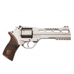 Chiappa Rhino Revolver 60DS, Nickel, 6" Barrel