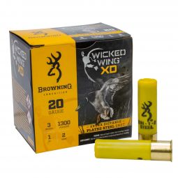 Browning Wicked Wing XD 20ga. 3" 1oz #2 Shot, 25 Round Box