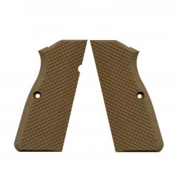 VZ Grips Browning Hi Power Diamond Back G10 Grips, Earth Brown