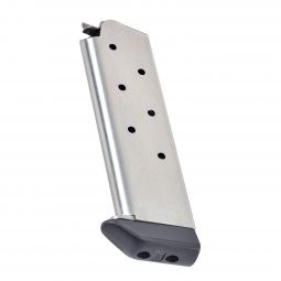 Chip McCormick Custom Classic 7 Round Full-Size 1911 .45 ACP Magazine, Stainless w/ Pad