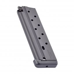 Chip McCormick Custom Power Mag 10 Round Full Size 1911 .38 Super Magazine, Black