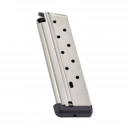 Chip McCormick Custom Power Mag 10 Round Full Size 1911 .38 Super Magazine, Stainless