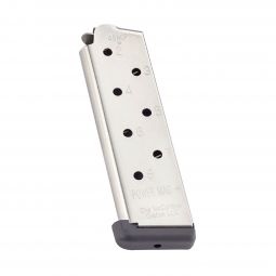 Chip McCormick Custom Power Mag Plus 8 Round Full-Size 1911 .45 ACP Magazine, Stainless