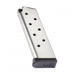 Chip McCormick Custom Range Pro 8 Round Full-Size 1911 .45 ACP Magazine, Stainless