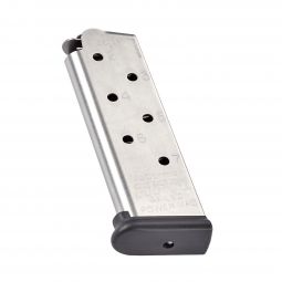 Chip McCormick Custom Railed Power Mag (RPM) 7 Round Compact 1911 .45 ACP Magazine, Stainless