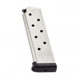 Chip McCormick Custom Railed Power Mag (RPM) 8 Round Full-Size 1911 .45 ACP Magazine, Stainless