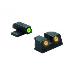 Meprolight Tru-Dot Night Sight Set for 9mm & .357SIG Sig Sauer P Series Pistols, Green/Orange