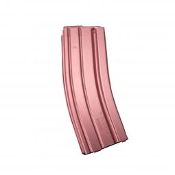 Duramag Speed 5.56/.223 AR-15 Pink Anodized Aluminum Magazine w/ Black Follower, 30 Round