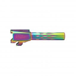 Faxon Firearms Sig Sauer P320 9mm Compact Flame Fluted Barrel, Chameleon PVD