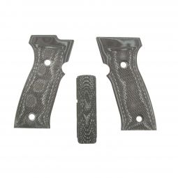 Sig Sauer P320 AXG Grip Set, G10 Black/Gray