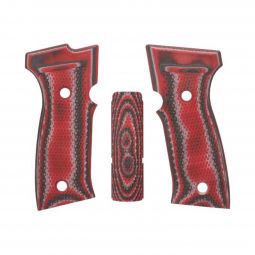 Sig Sauer P320 AXG Grip Set, G10 Red Lava