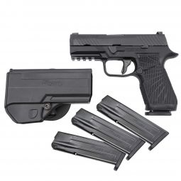 Sig Sauer P320 9mm w/ WC Grip, Holster, Agency Arms Trigger, SIG X-Ray3 & 4 17rd. Mags, Pre-Owned