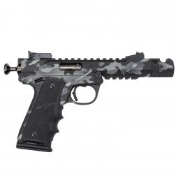 Volquartsen Black Mamba Pistol, 22LR 4.5" Barrel, Single Port Comp, Camo