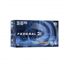 Federal Power-Shok 30-06 Sprng. 180gr. Soft Point Ammunition, 20 Round Box