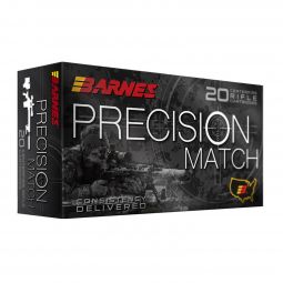 Barnes Precision Match 6.5 Creedmoor 140gr. OTM BT Ammunition, 20 Round Box