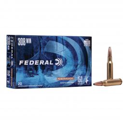 Federal Power-Shok 308 Win. 150gr. Soft Point Ammunition, 20 Round Box