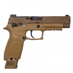 Sig Sauer P320 M17 9mm, 21 (x2) & 17 Round Magazines, Coyote Brown