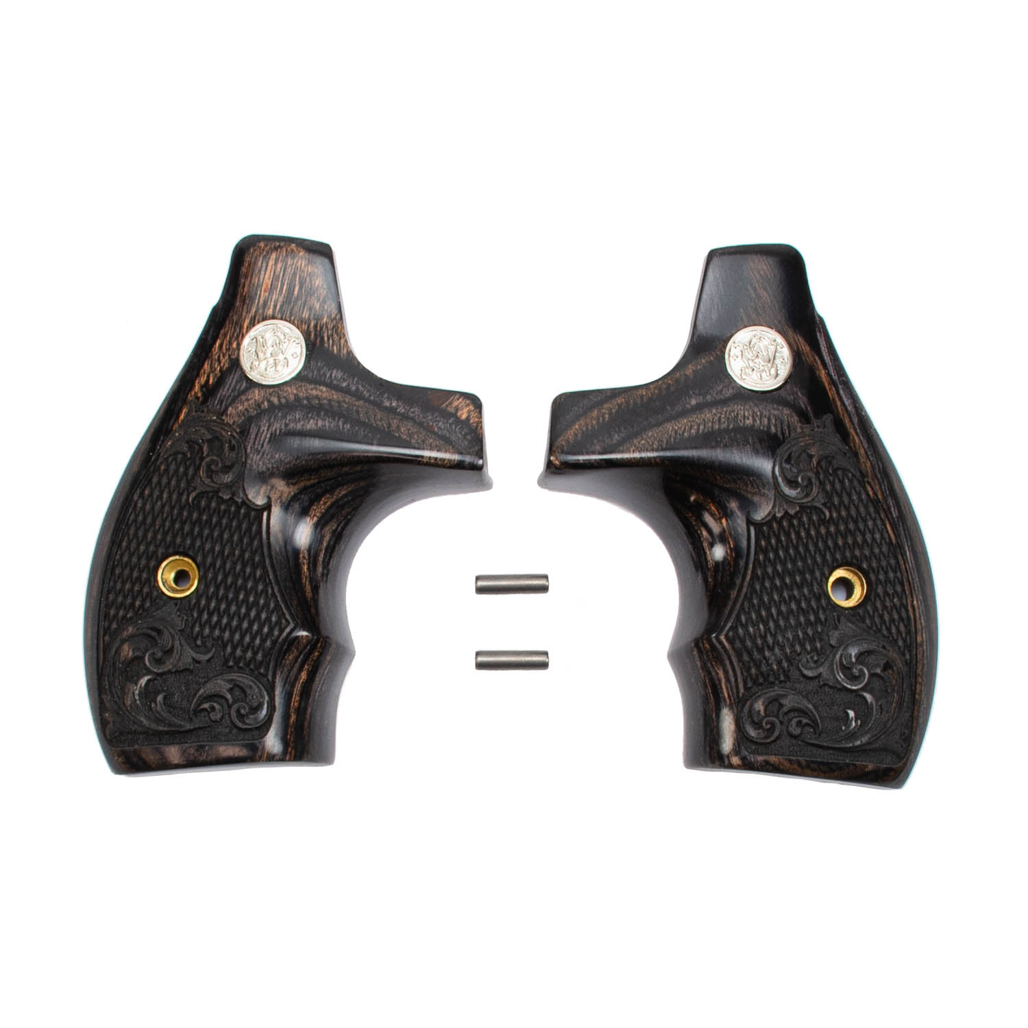 Clip-Grip J-Frame Revolver Checkered Panels