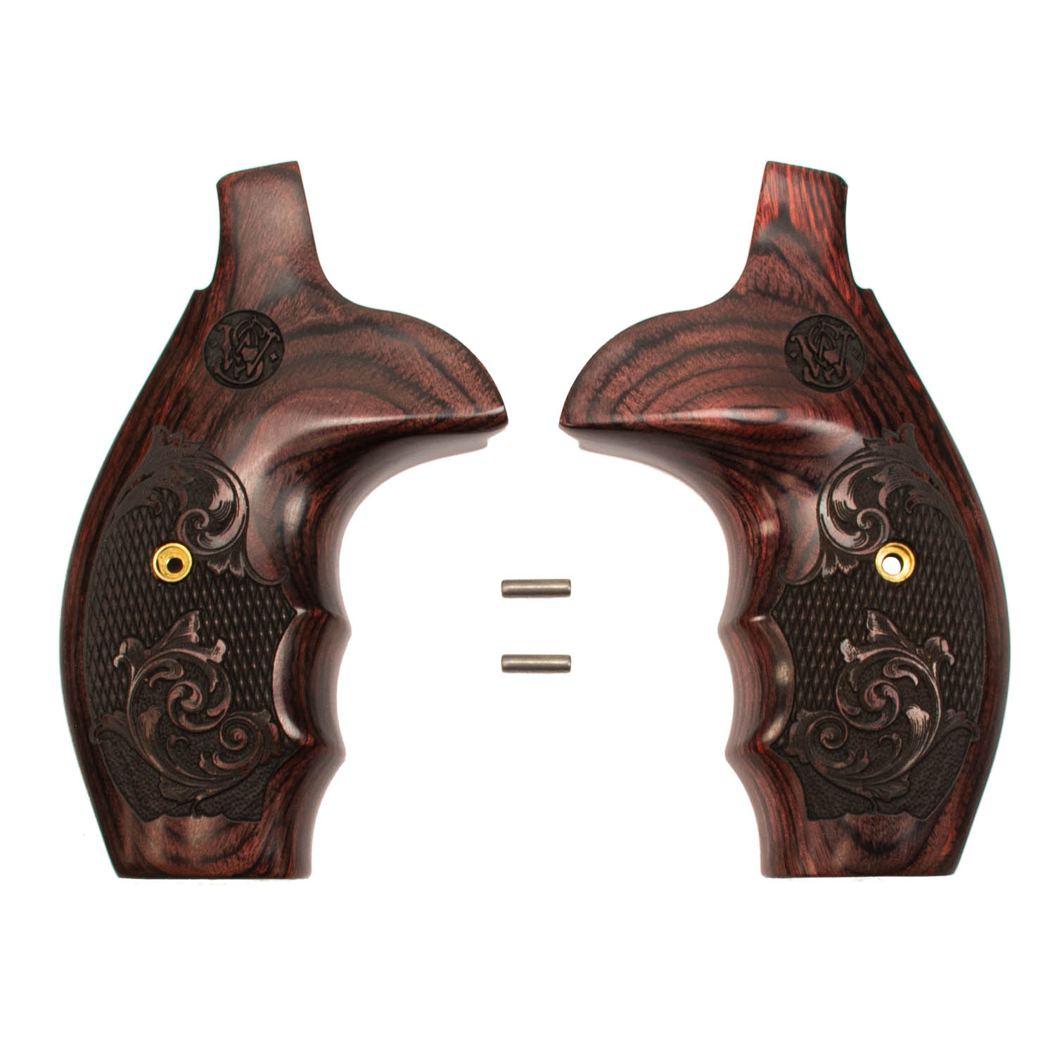 Altamont S&W N-Frame Grips Round Butt, Combat Super Rosewood