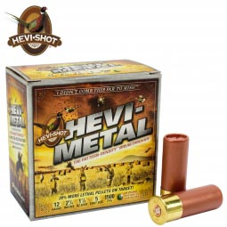 Hevi Shot Hevi Metal Pheasant 12ga. 2-3/4" 1-1/8oz. #5 Shot, 25 Round Box