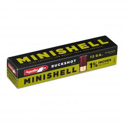 Aguila Minishell 12ga. 1-3/4" 5/8oz. #4 & #1 Buckshot Ammunition, 20 Round Box