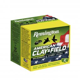 Remington American Clay & Field 12ga. 2-3/4" 1-1/8oz. #8 Shot 3 Dram, 25 Round Box