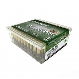 Remington Subsonic 22LR 40gr HP Ammunition, 100 Round Box