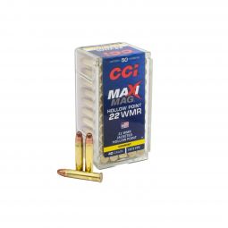 CCI Maxi Mag 22WMR 40gr. JHP Ammunition, 50 Round Box