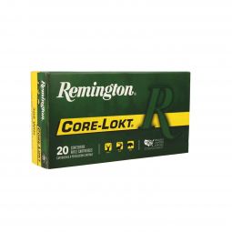 Remington Core-Lokt 308 Win 150gr PSP Ammunition, 20 Round Box