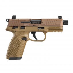 FN 502 Tactical Pistol, 22LR FDE, (2) 10rnd. Magazines